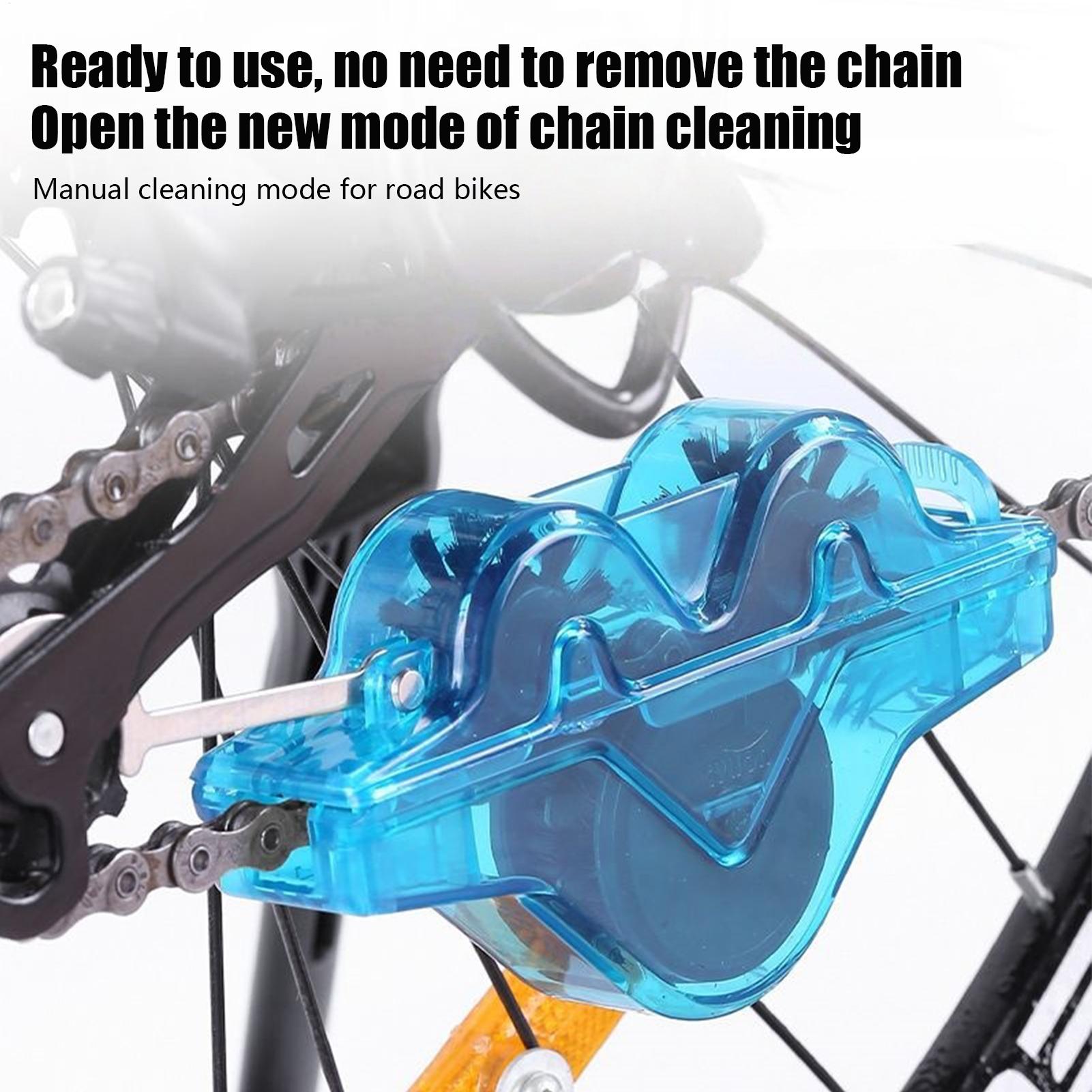 Bicycle Chain - チェーンクリーナー洗浄用自転車チェーンブラシ洗浄ツールセットMTBバイク保護オイルバイクチェーンマウンテンサイクリングアクセサリー用