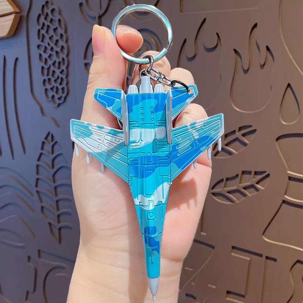 Xcm Chain - 新しい戦闘機のキーチェーン。合金製のバッグチャーム。漫画風の戦闘機のデザイン。子供向けのプレゼントに最適。