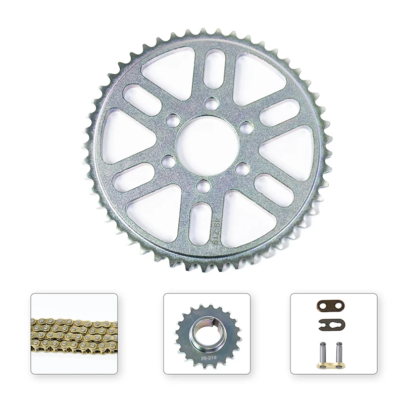 Motorcycle Parts Chain - Surron Light Bee X用ファーストレベルトランスミッションチェーンギアセット、ダートバイクオフロード用、SURRONオートバイチェーンパーツ、セグウェイX260用