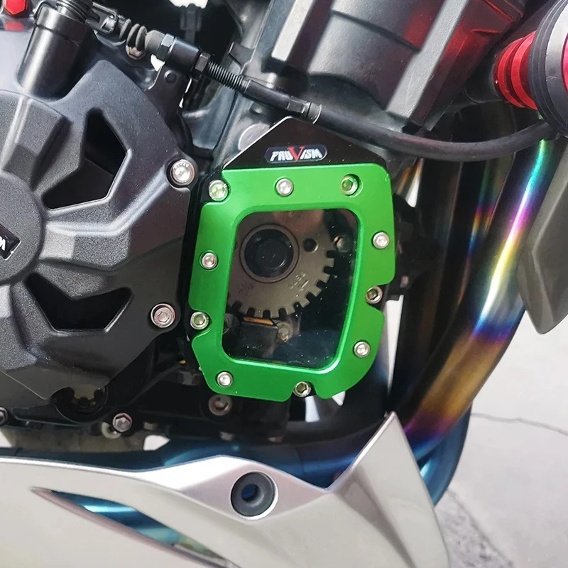 Sprocket - カワサキ Z1000、Z 1000、Z800、ZR800、Z900、ZR900用、オートバイ用フロントスプロケットチェーンガードカバー、サイドエンジンケース、クラッチパルスカバー