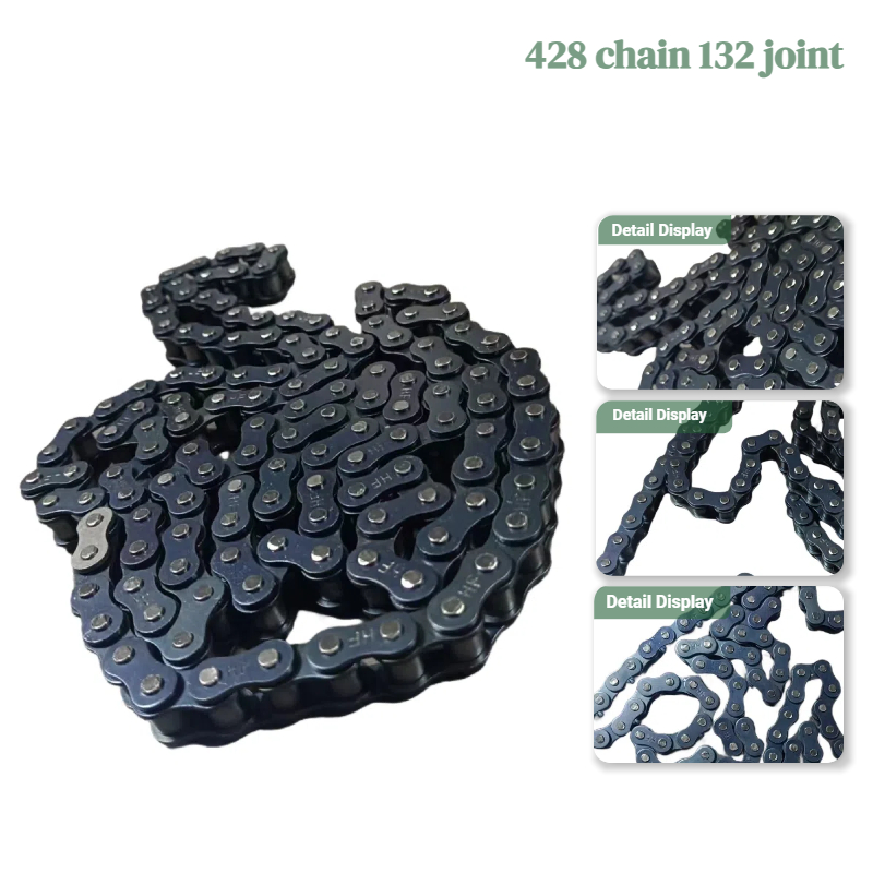 428 Chain - ホット428チェーン 132J428H チェーンバックル アクセサリー 高級金属製アクセサリー エンジン用