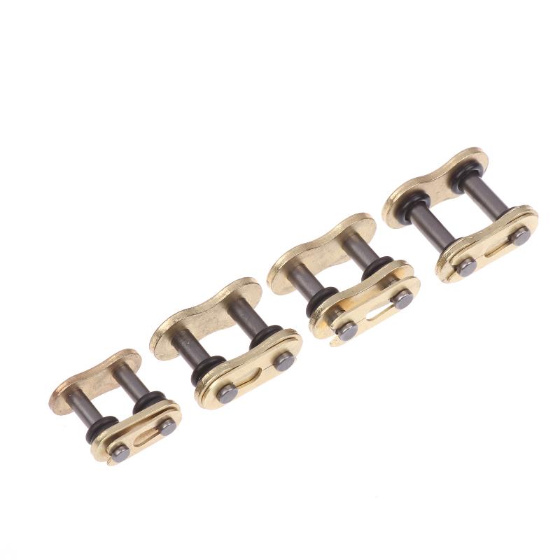 Motorcycle Parts Chain - 新型428 520 525 530HVチェーンコネクター、ヘビーデューティー接続マスタージョイントリンク、Oリングチェーンロック付き、バイク用バックルリングリンク