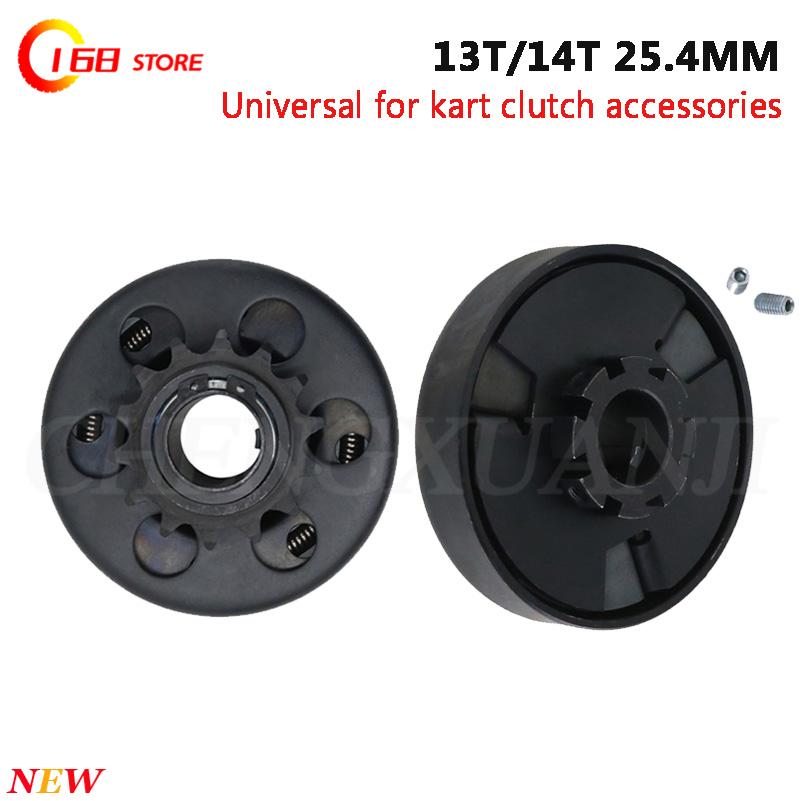 428 Chain - 13/14T歯遠心自動クラッチ25.4mmゴーカート用ミニバイクドライブスプロケット428チェーン