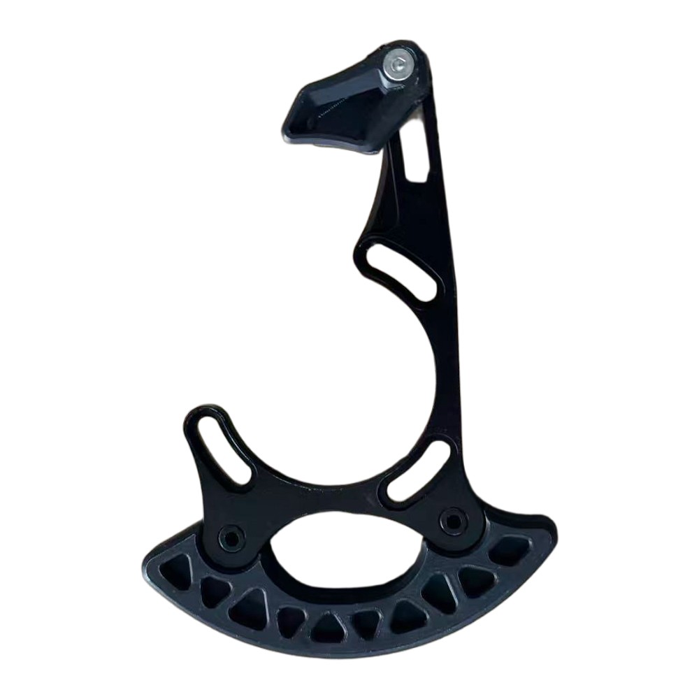 Bicycle Chain - MTBチェーンガイド 26T 32T 38T カーボンファイバー製、アルミニウム合金製バックプレート、シングルスピード自転車用ディレイラープロテクター（マウンテンバイク用）