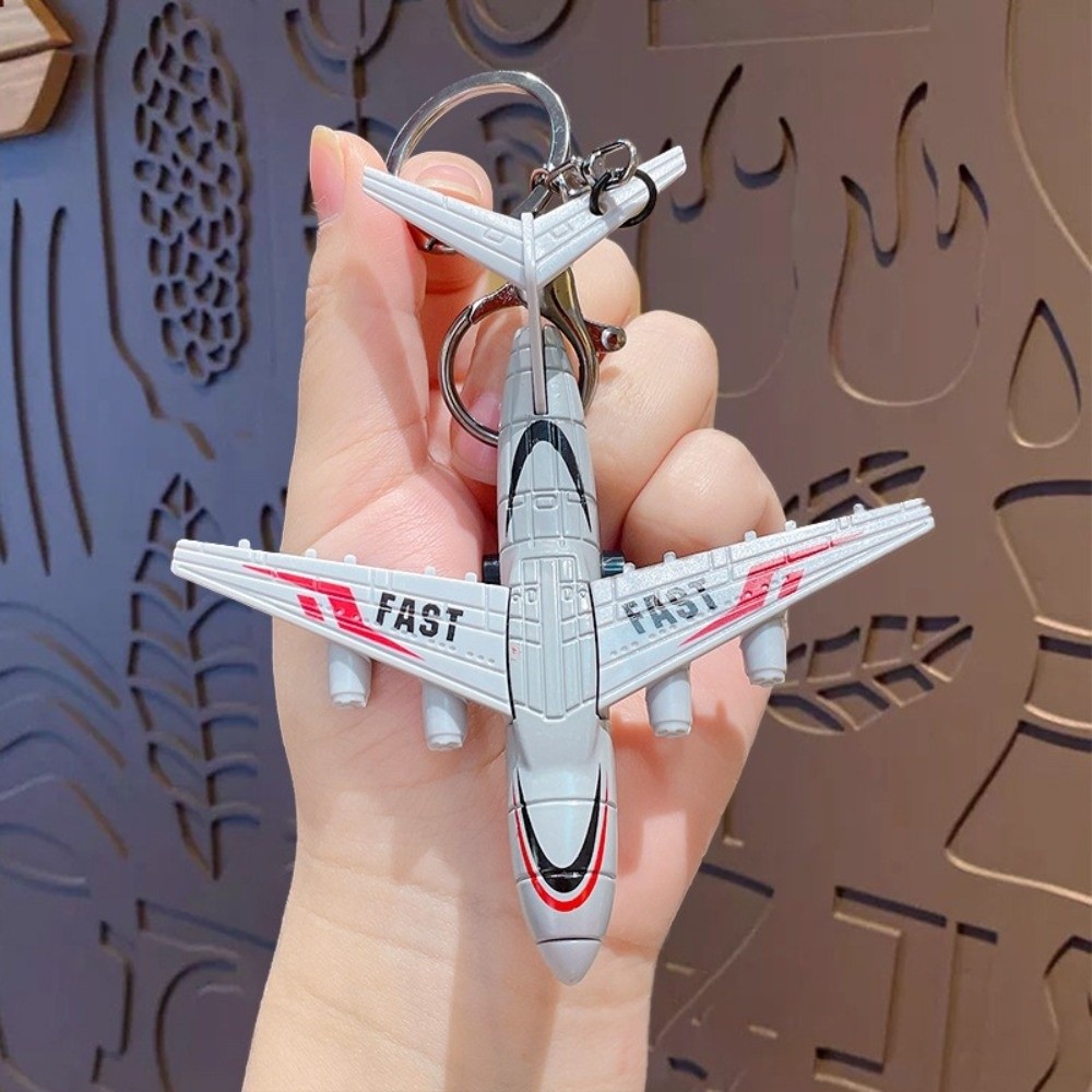 新しい戦闘機のキーチェーン。合金製のバッグチャーム。漫画風の - Xcm Chain のレビューと価格
