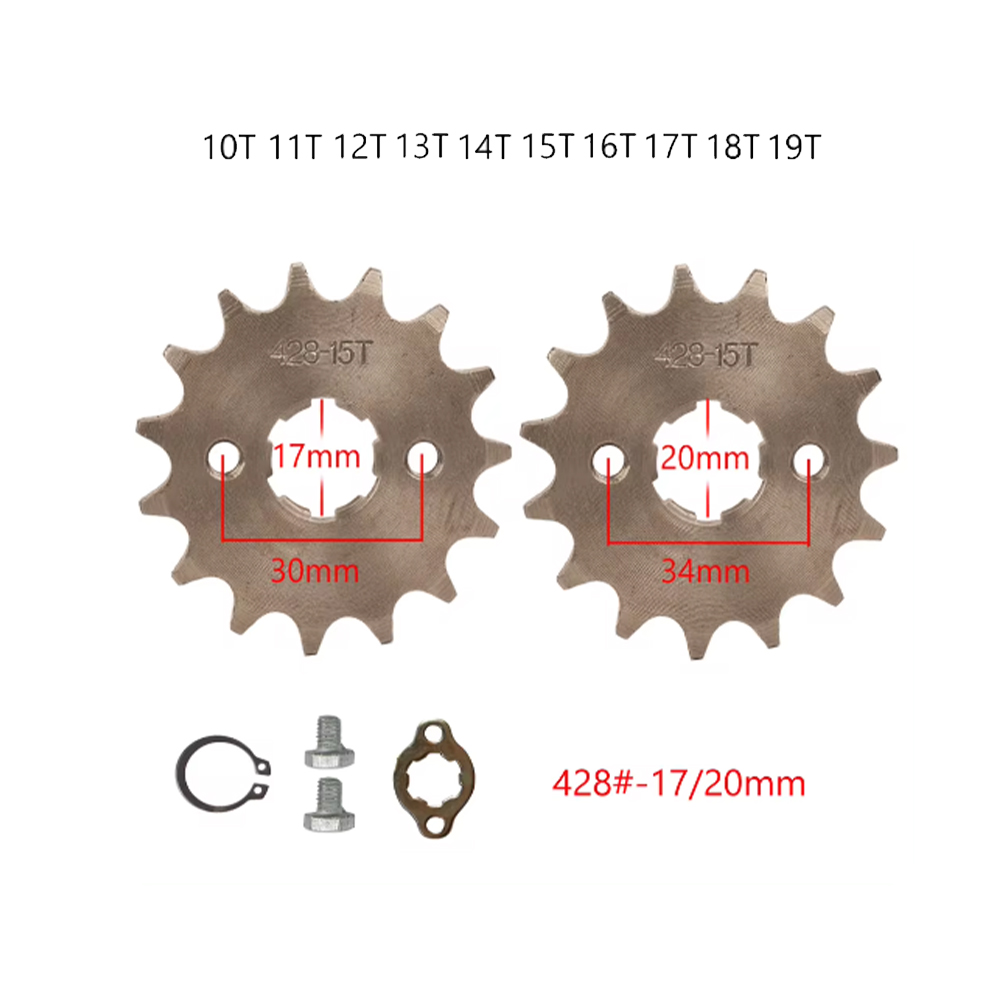 17 20 ミリメートル 10T-19T フロントエンジンス - 428 Chain のレビューと価格