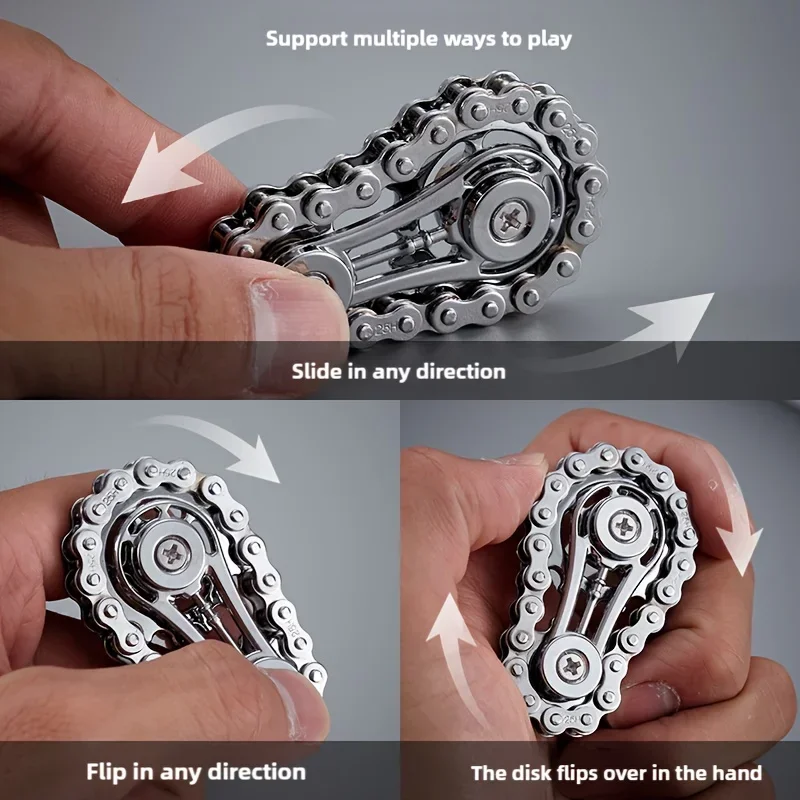 新しいスプロケット付きフライホイール、指先で回せるジャイロ、 - Chain Sprocket Set のレビューと価格