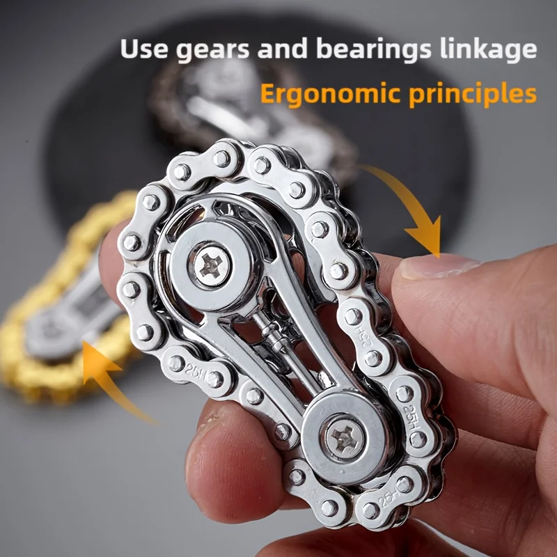 新しいスプロケットフライホイール指先ジャイロフィジェットスピ - Chain Sprocket Set のレビューと価格