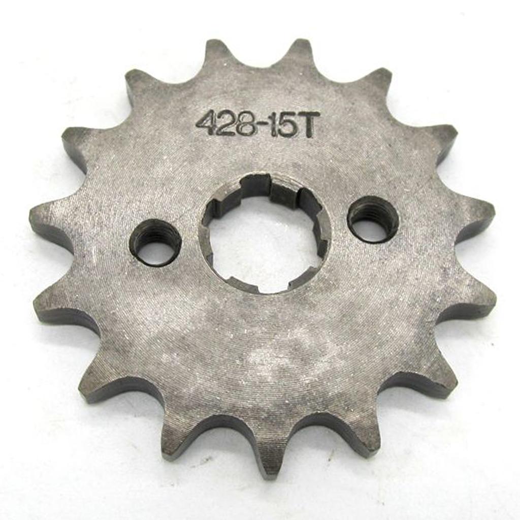フロントスプロケット 428チェーン 15歯 スチールコグ  - 428 Chain のレビューと価格