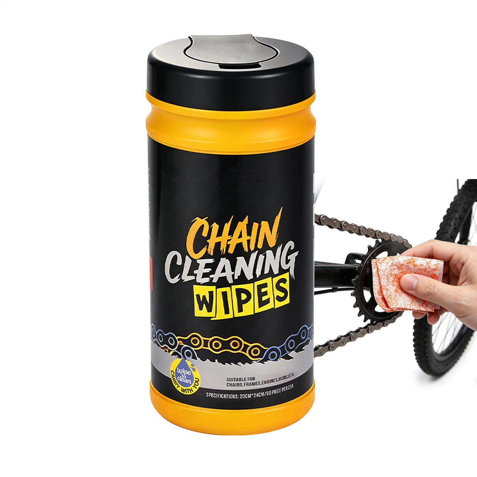 自転車用チェーンクリーニングワイプ 80枚入り。マジックテー - Bicycle Chain のレビューと価格