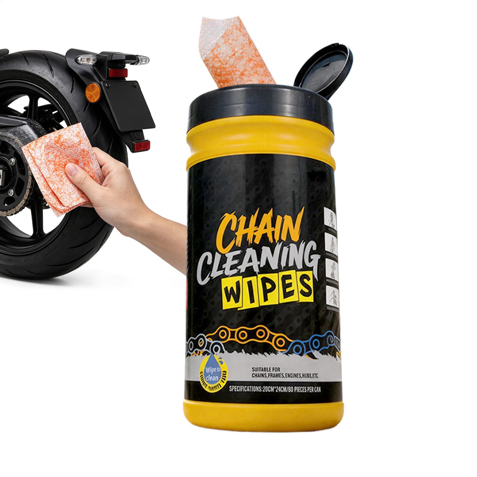 自転車用チェーンクリーニングワイプ 80枚入り。マジックテー - Bicycle Chain のレビューと価格