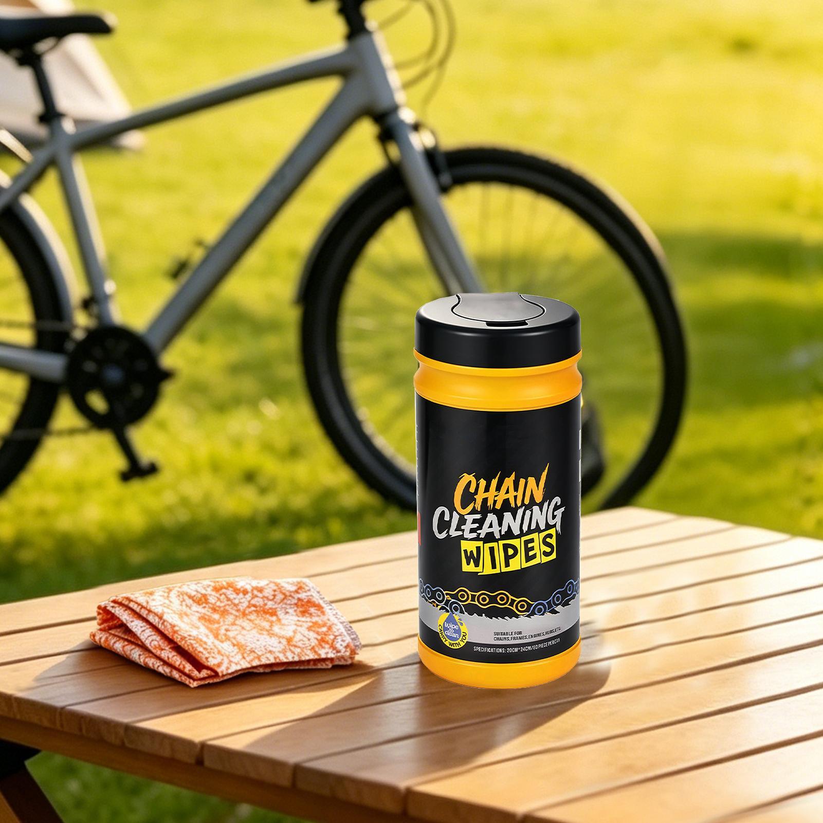 自転車用チェーンクリーニングワイプ 80枚入り。マジックテー - Bicycle Chain のレビューと価格
